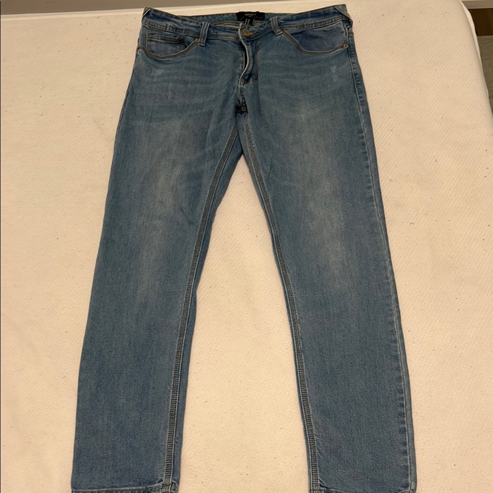 Forever 21 Blue Slim Fit Jeans